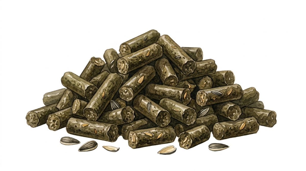 Лушпиння соняшникове (пелетизоване)